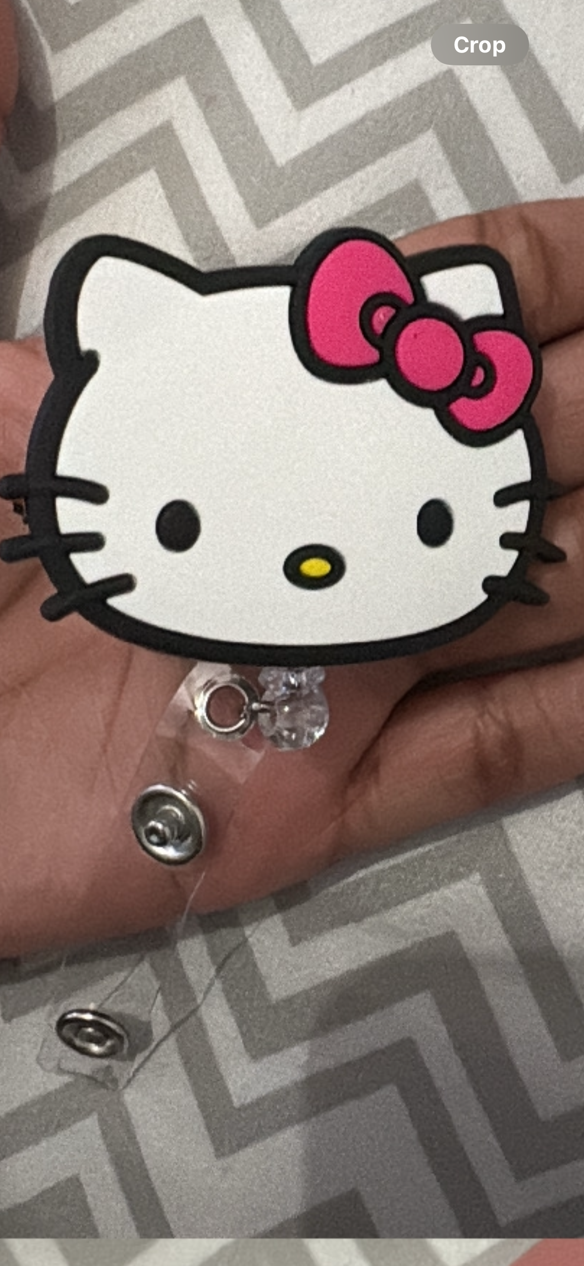 Hello kitty badge reel